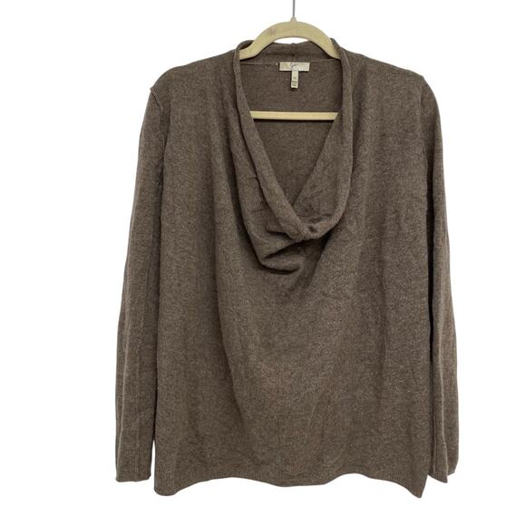Joie Sweaters - Joie Brown Cowl Neck Cashmere Sweater Womens XS Pullover Casual Classic Cozy